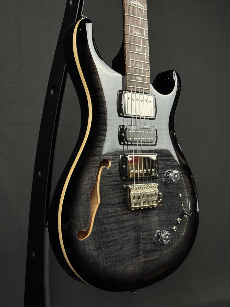 PRS PRS SE Special Semi-Hollow - Charcoal Burst, Rosewood, Gig Bag - Guitars