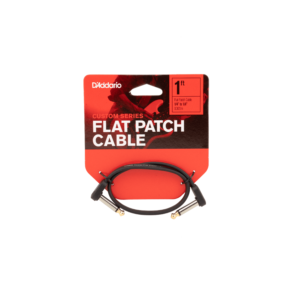 Planet Waves Planet Waves Flat Instrument Cable 12" Right Angle - Right Angle - Effects
