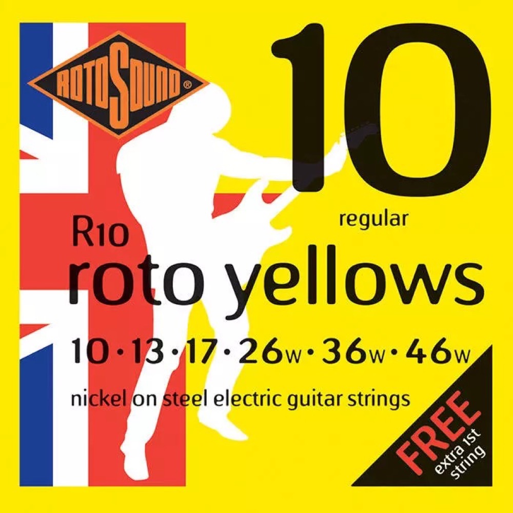 Rotosound R10 Roto Yellows Nickel Electric  &hellip;
