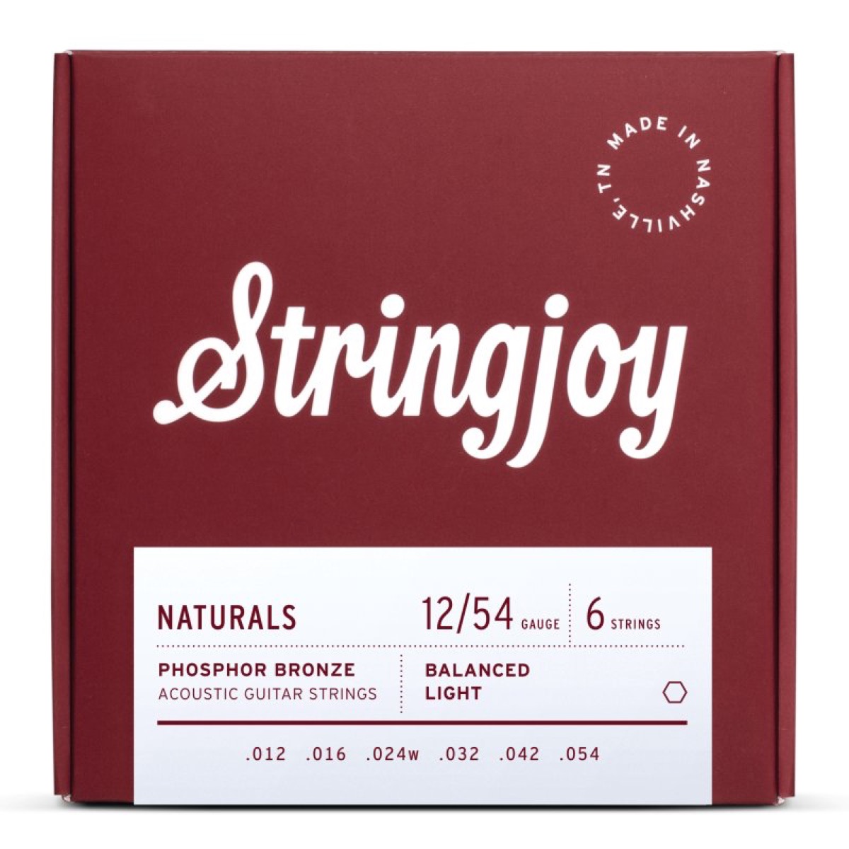 Stringjoy Acoustic Guitar Strings, Light  &hellip;