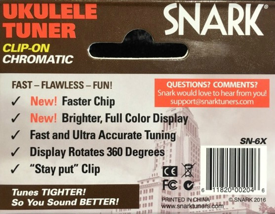 Snark Snark SN-6X Ukulele Tuner - Ukuleles