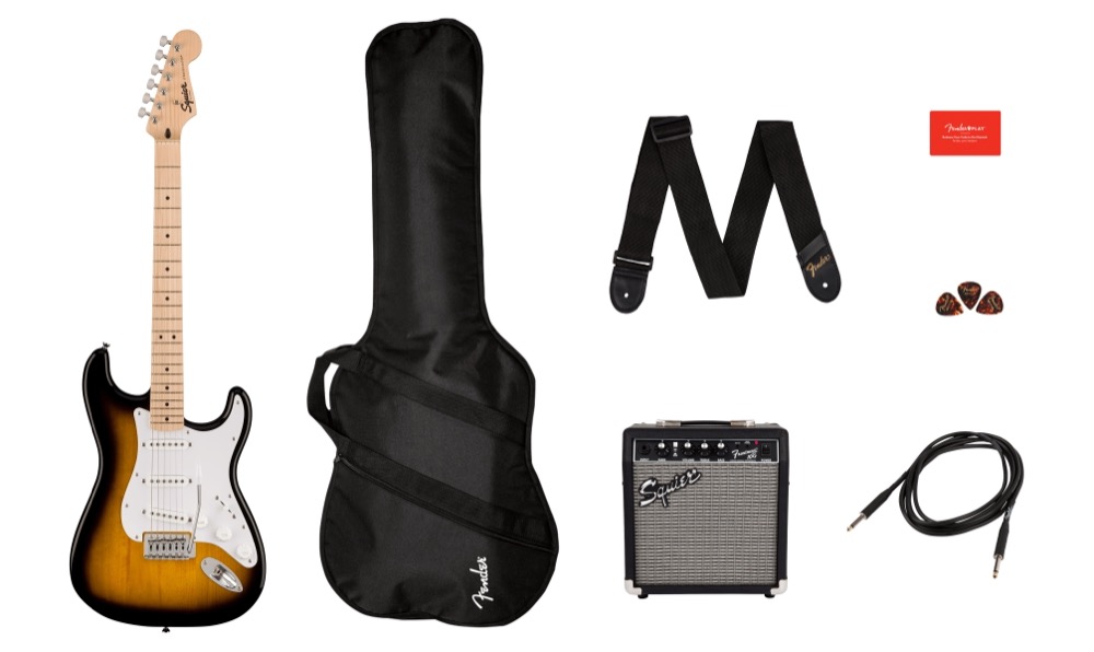 Squier Sonic Strat Pack With Frontman 10G  &hellip;
