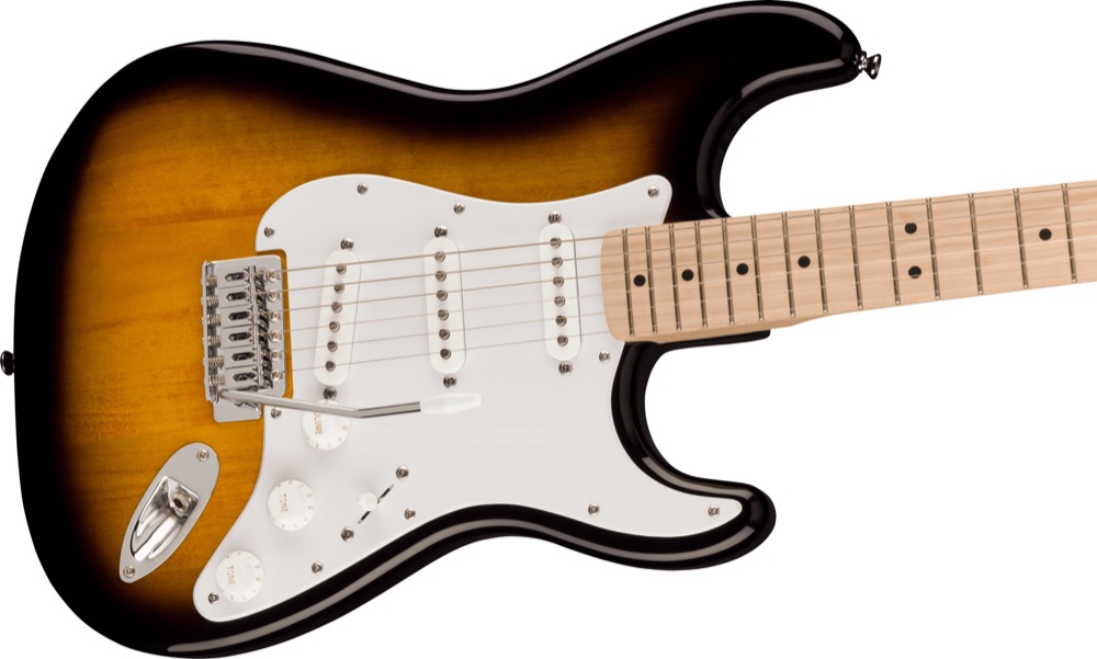 Squier Squier Sonic Strat, Maple Neck In 2 Colour Sunburst - Guitars