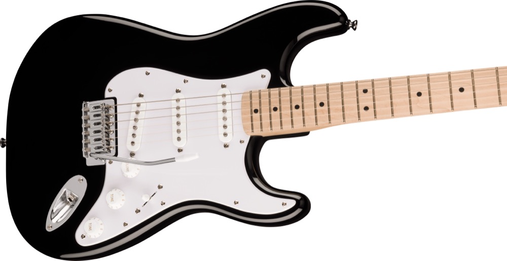Squier Squier Sonic Strat, Maple Neck In Black - Guitars