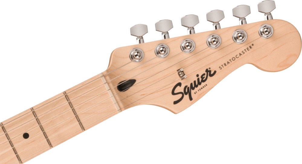 Squier Squier Sonic Strat, Maple Neck In Black - Guitars