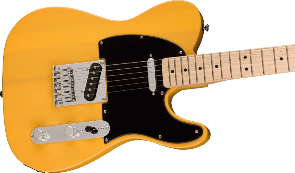 Squier Squier Sonic Tele, Maple Neck In Butterscotch Blonde - Guitars