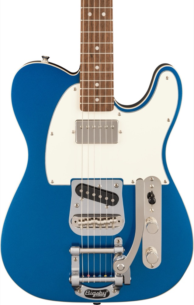 Squier Squier Classic Vibe Custom Telecaster SH With Bibsby, Lake Placid Blue - Guitars
