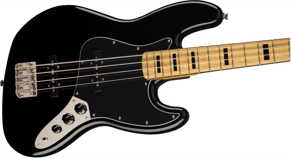 Squier Squier Classic Vibe '70s Jazz Bass In Black With Maple Neck - Basses