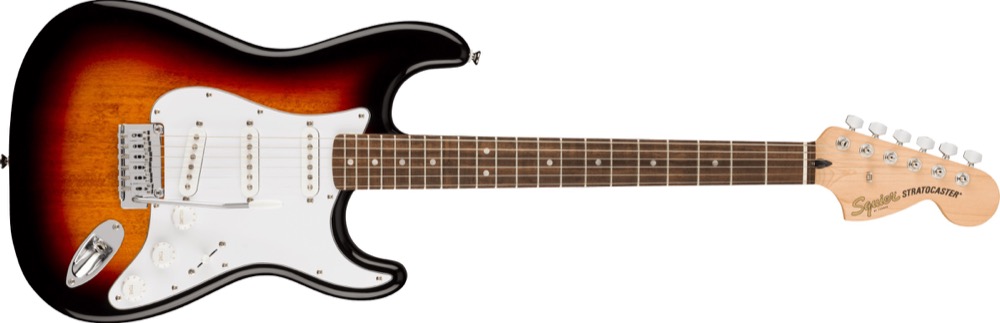 Squier Affinity Strat In 3 Colour Sunburst