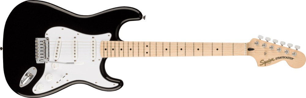 Squier Affinity Strat In Black Maple Fingerboard