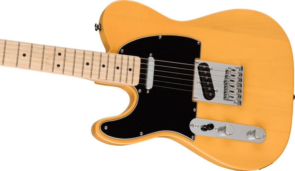 Squier Squier Affinity Tele Left Hand In Butterscotch Blonde - Guitars