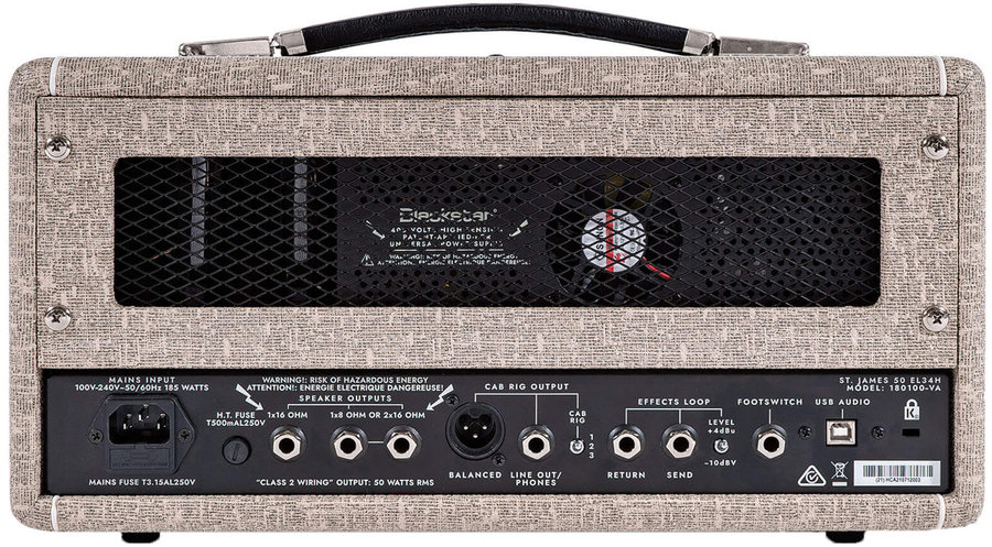 Blackstar Blackstar St. James 50w Tube Amp Head With EL34 Tubes - Fawn - Guitars