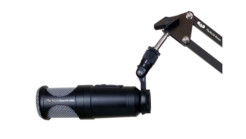 CAD CAD Podmaster Super D Large Diaphragm Dynamic USB Mic with Boom - Recording