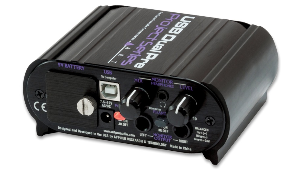 ART ART USB Interface with Dual Preamp - Recording