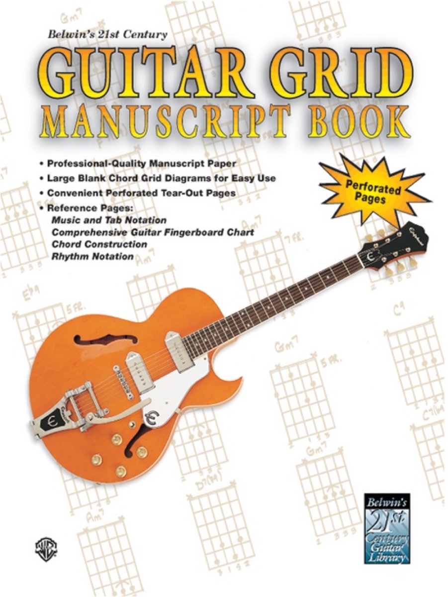 Guitar Grid Manuscript Book - Belwin