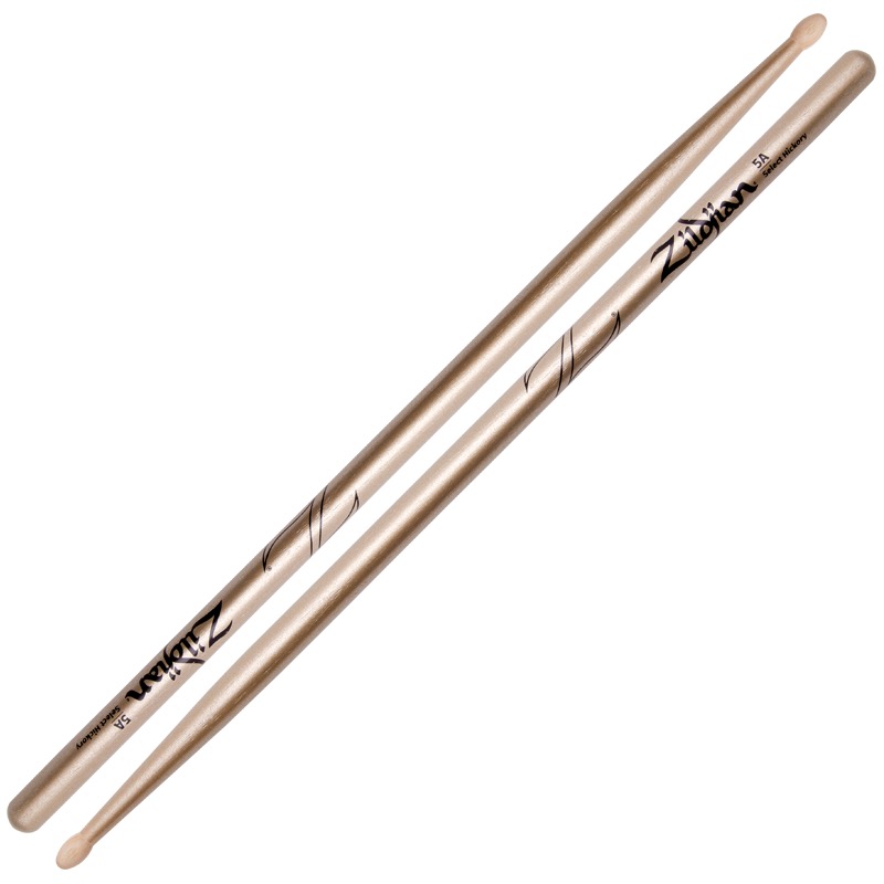 Zildjian 5A Chroma Stick In Metallic Gold