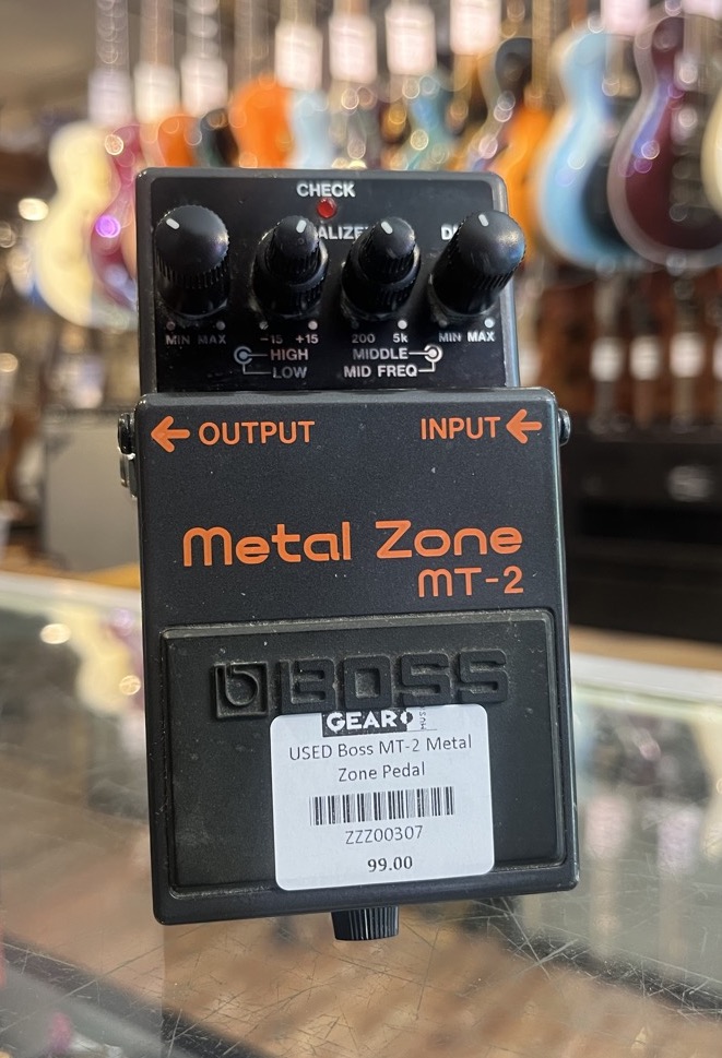 USED BOSS MT-2 Metal Zone Pedal