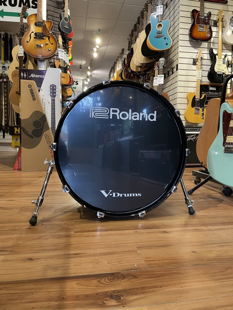 Roland USED Roland KD-220 Bass Drum Kick Trigger In Black Chrome - Used