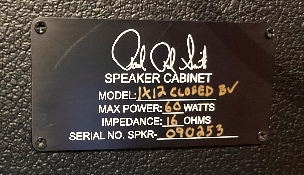 PRS USED PRS "30" Amplifier Head & Cabinet Tuxedo Edition - Used