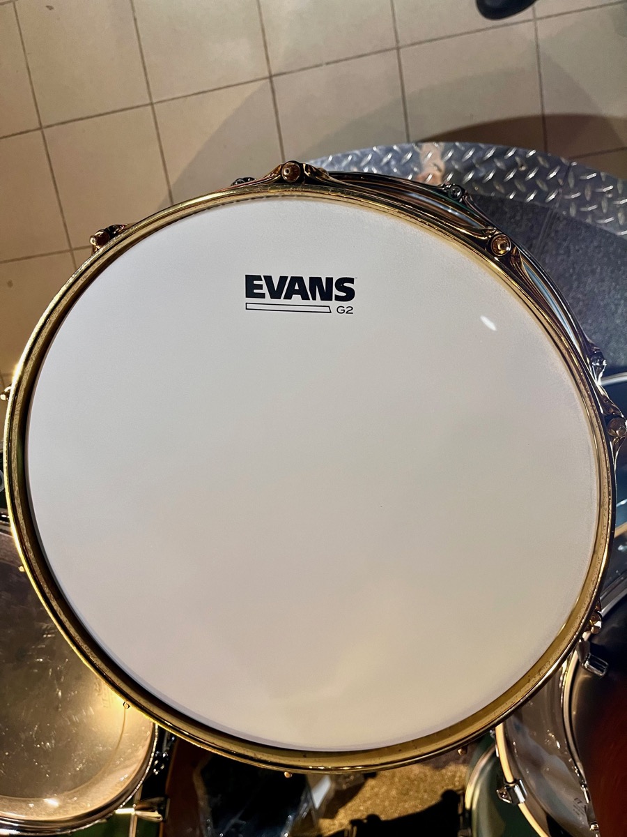 Tama USED Tama Simon Phillips Limited Gladiator Snare, Made In Japan, Gold Hardware - Used