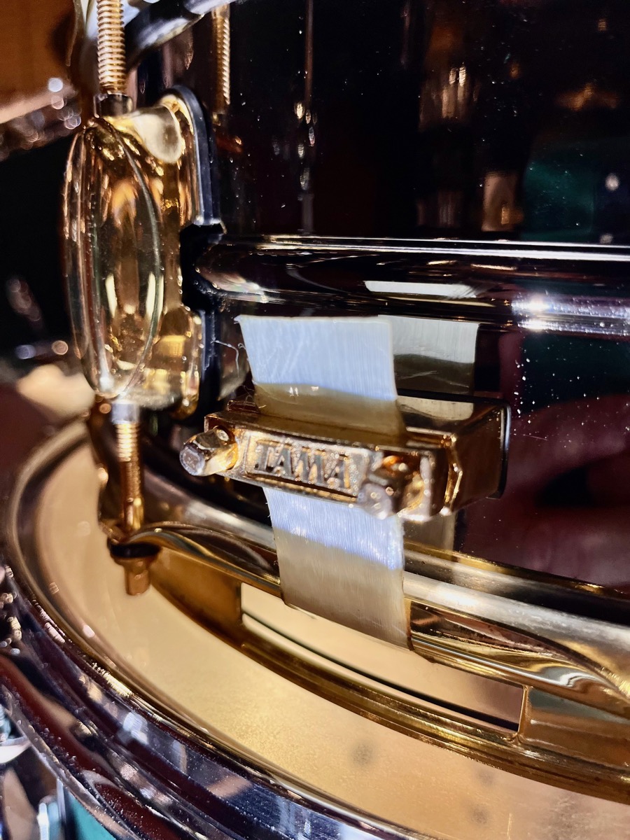 Tama USED Tama Simon Phillips Limited Gladiator Snare, Made In Japan, Gold Hardware - Used