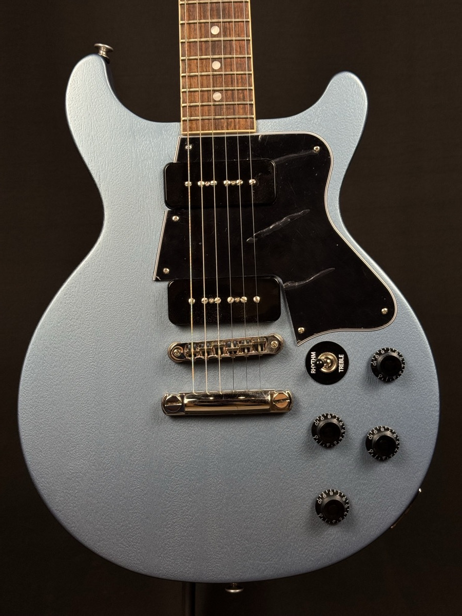 Gibson USED Gibson 2022  Rick Beato Double Cut Les Paul TV Blue Mist w/OHSC - Used