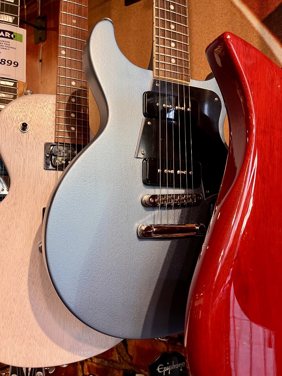 Gibson USED Gibson 2022  Rick Beato Double Cut Les Paul TV Blue Mist w/OHSC - Used