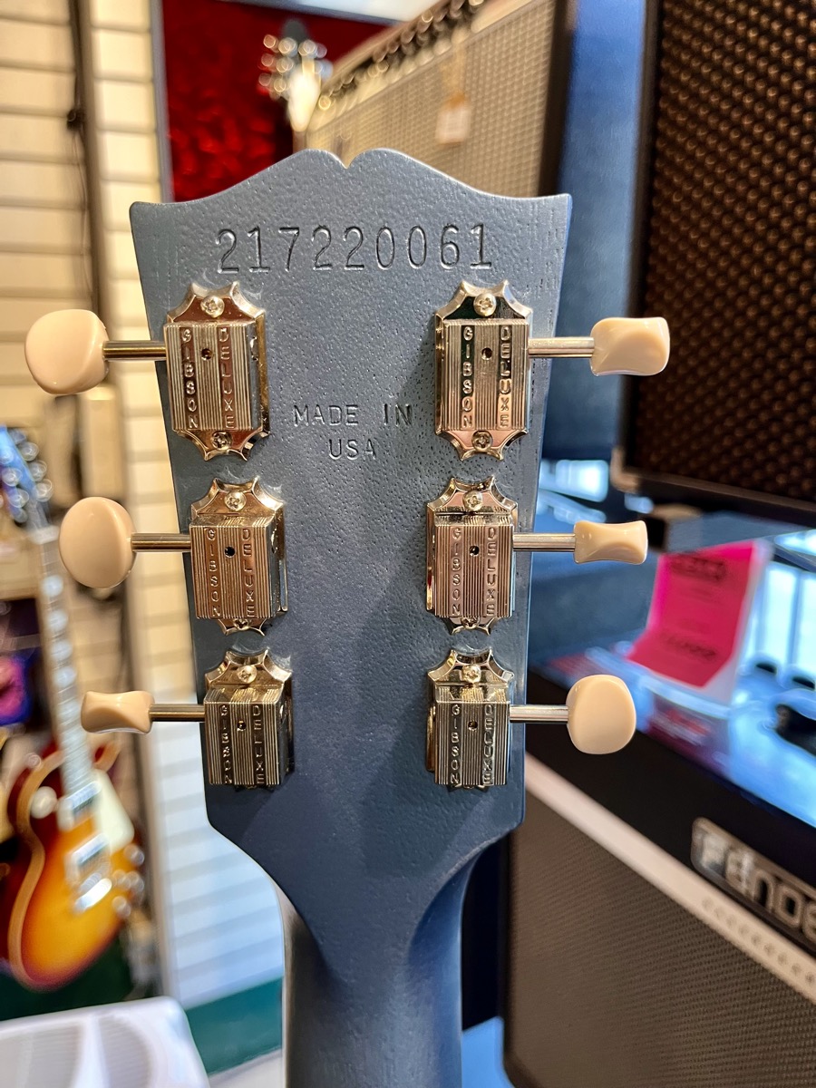 Gibson USED Gibson 2022  Rick Beato Double Cut Les Paul TV Blue Mist w/OHSC - Used