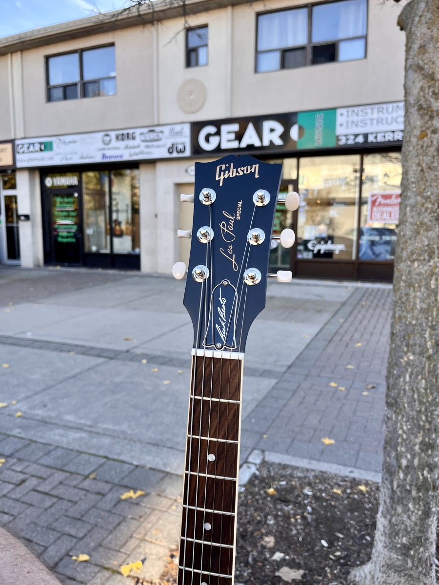 Gibson USED Gibson 2022  Rick Beato Double Cut Les Paul TV Blue Mist w/OHSC - Used