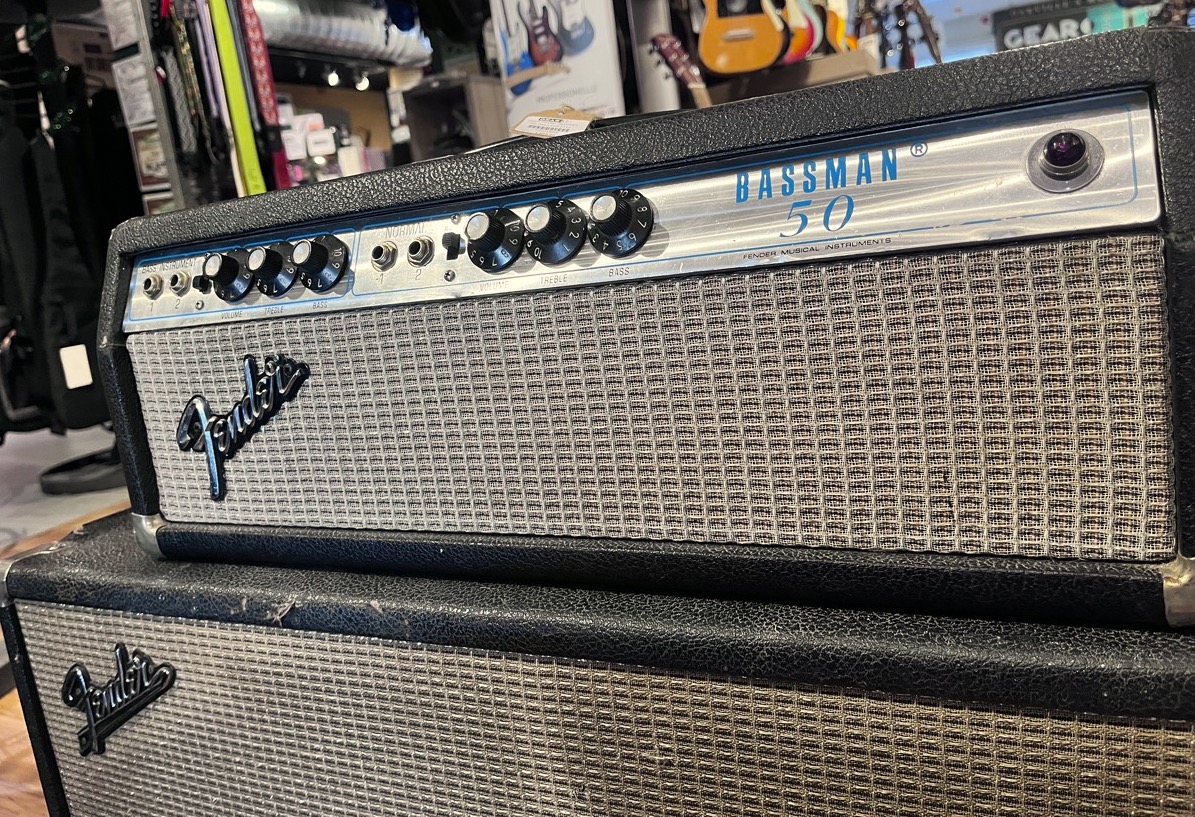 Fender USED Fender Bassman 50 Head and 2x12 Cabinet circa 1974 / 65 - CONSIGNMENT - Used