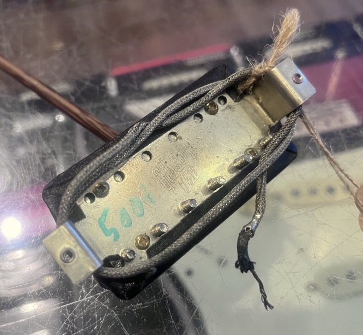 Gibson USED Gibson 500T Humbucker Pickup Black 2 Conductor - Used