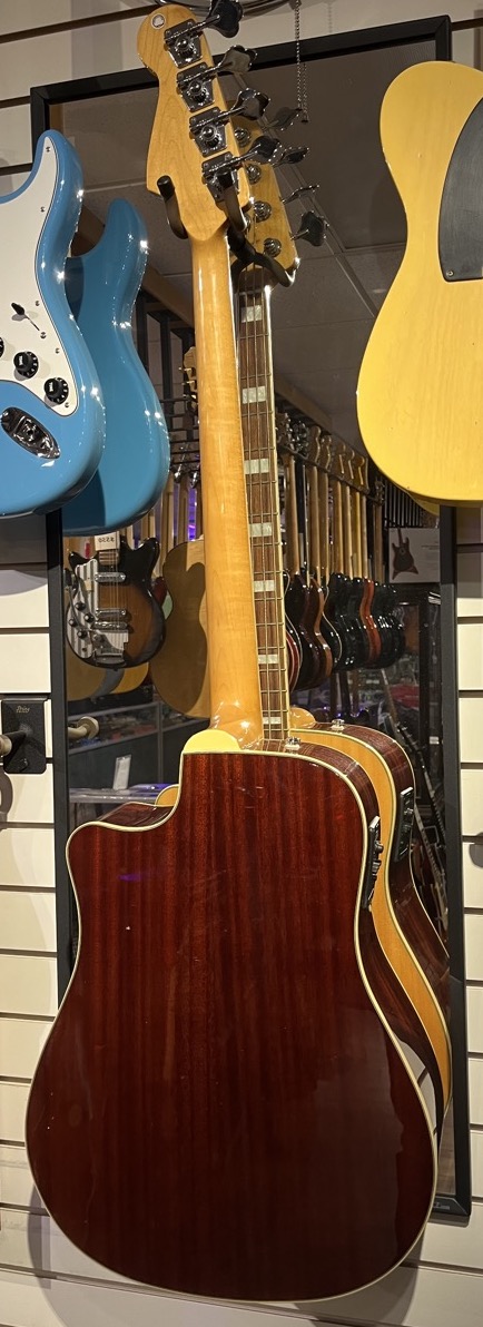 Fender USED Fender Kingman Acoustic Bass Guitar Natural w/Case - Used