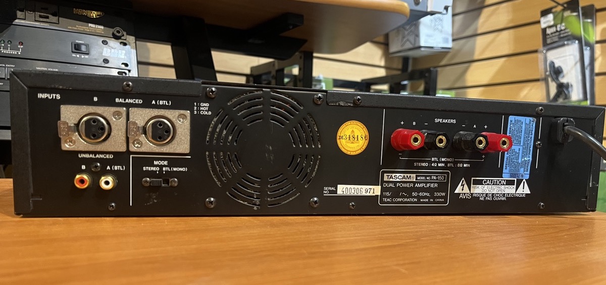 Tascam USED Tascam PA-150 Power Amp - CONSIGNMENT - Used