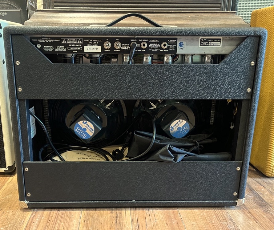 Fender USED Fender Custom Vibrolux  Reverb w/Cover & FTSW - Used