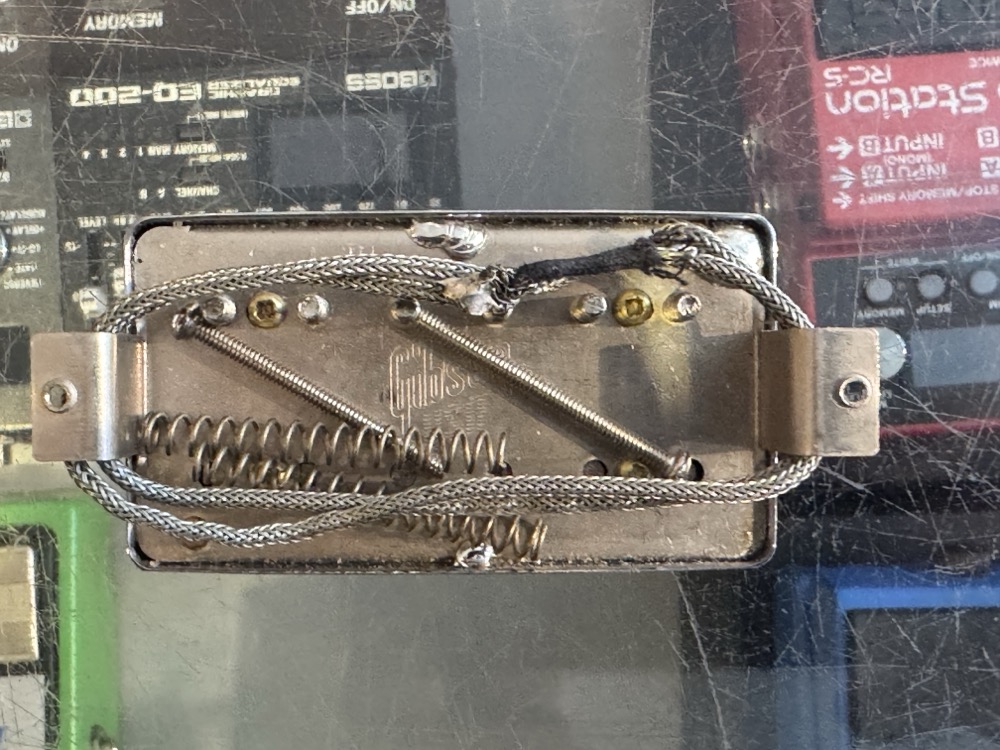 Gibson USED Gibson 490r Humbucker, Chrome Cover, Braided Wiring - Used