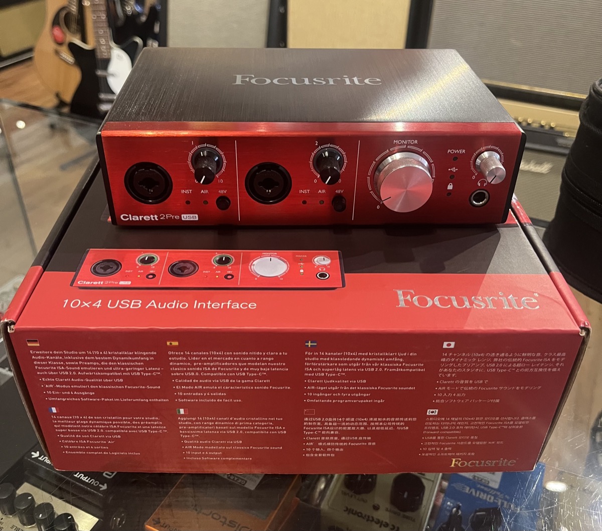Focusrite USED Focusrite Clarett 2 Pre 10 in 4 out USB Audio Interface - Used