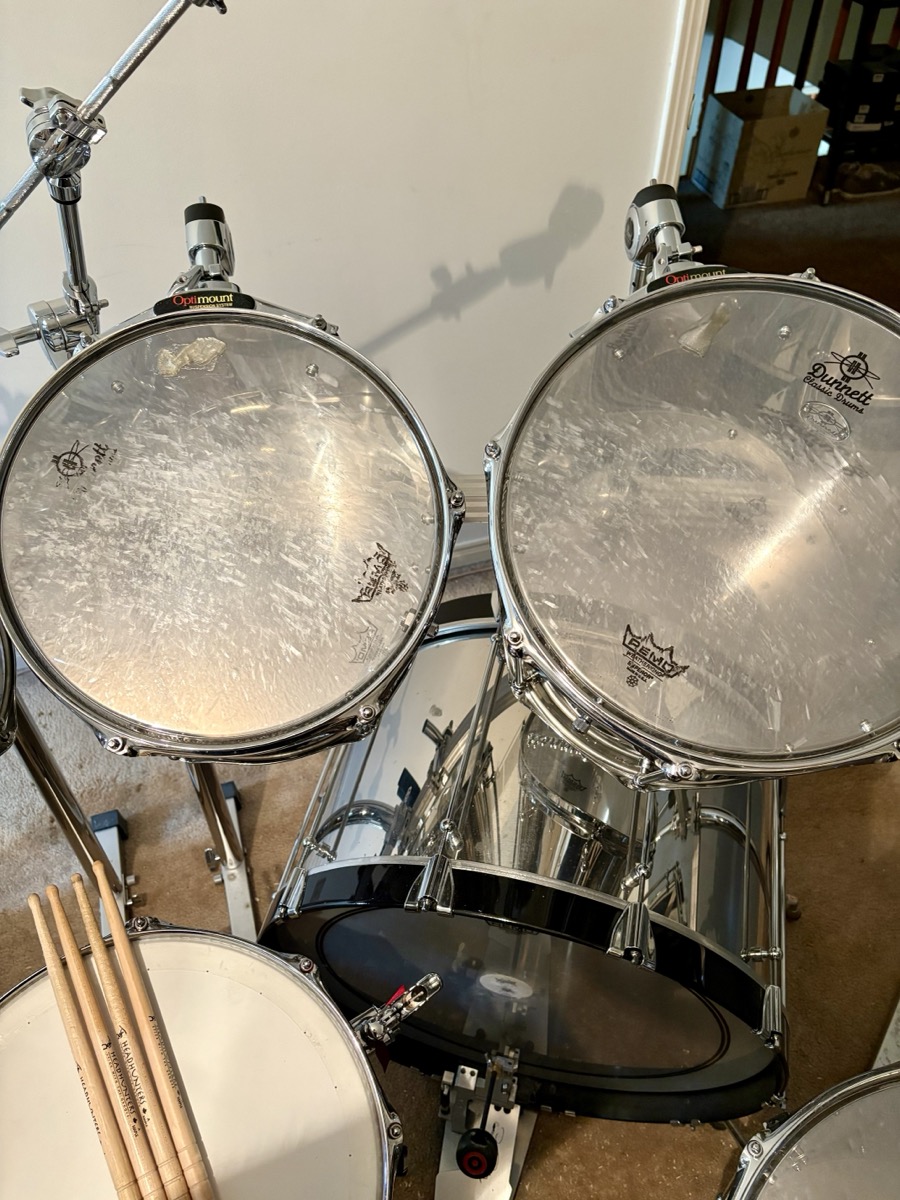 Misc USED Ronn Dunnett Classic Drums 14 Piece Custom Stainless Steel Kit -CONSIGNMENT - Used