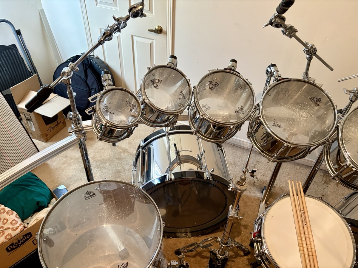 Misc USED Ronn Dunnett Classic Drums 14 Piece Custom Stainless Steel Kit -CONSIGNMENT - Used