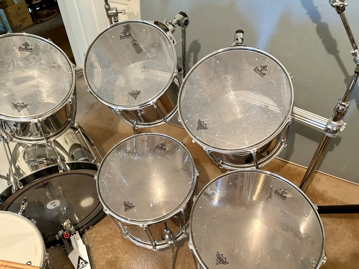 Misc USED Ronn Dunnett Classic Drums 14 Piece Custom Stainless Steel Kit -CONSIGNMENT - Used