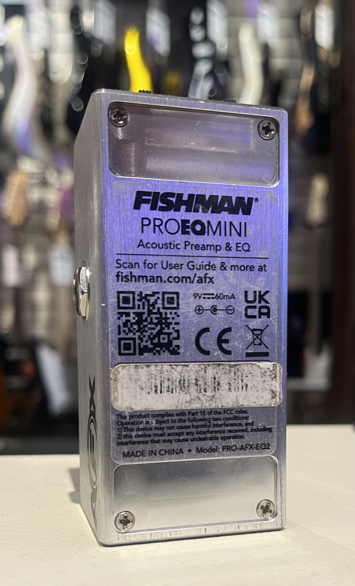 Fishman USED Fishman AFX Pro EQ Mini Acoustic Preamp an EQ Pedal - Used