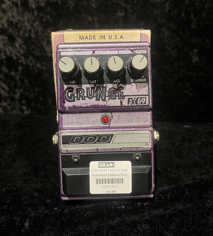 USED DOD FX69 Grunge Distortion Pedal w/Box