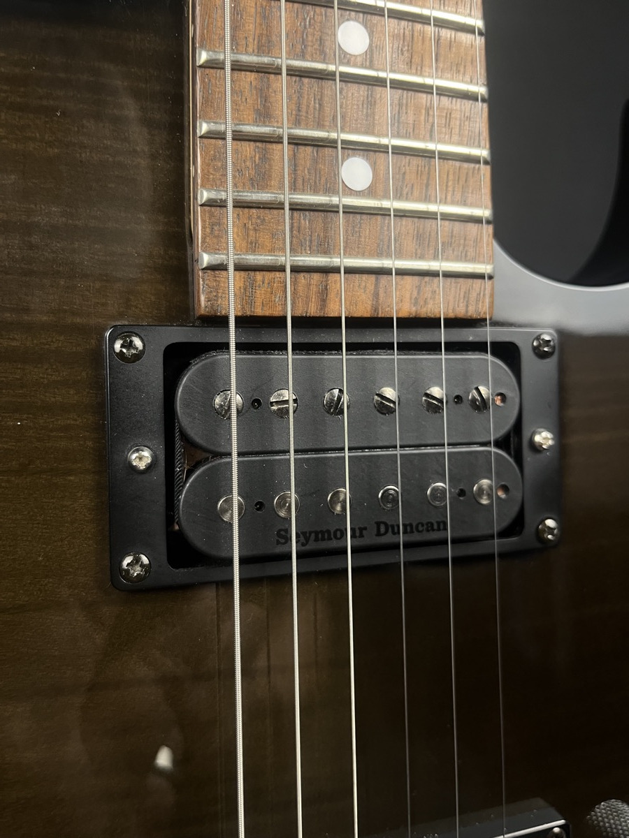 Jackson USED Jackson JS Reverse Dinky Transparent Black Flame Top - CONSIGNMENT - Used