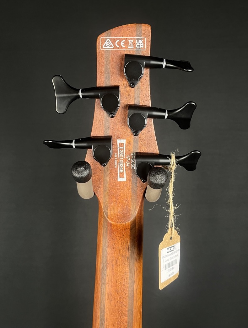Ibanez USED Ibanez SR505E SR 5 String Electric Bass Brown Mahogany - Used