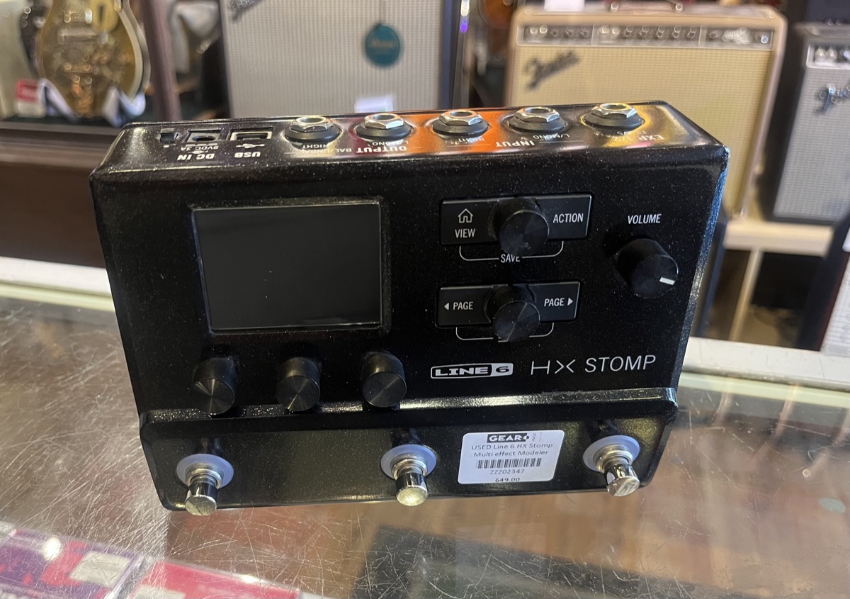 Line 6 USED Line 6 HX Stomp Multi effect Modeler w/ac & box - CONSIGNMENT - Used