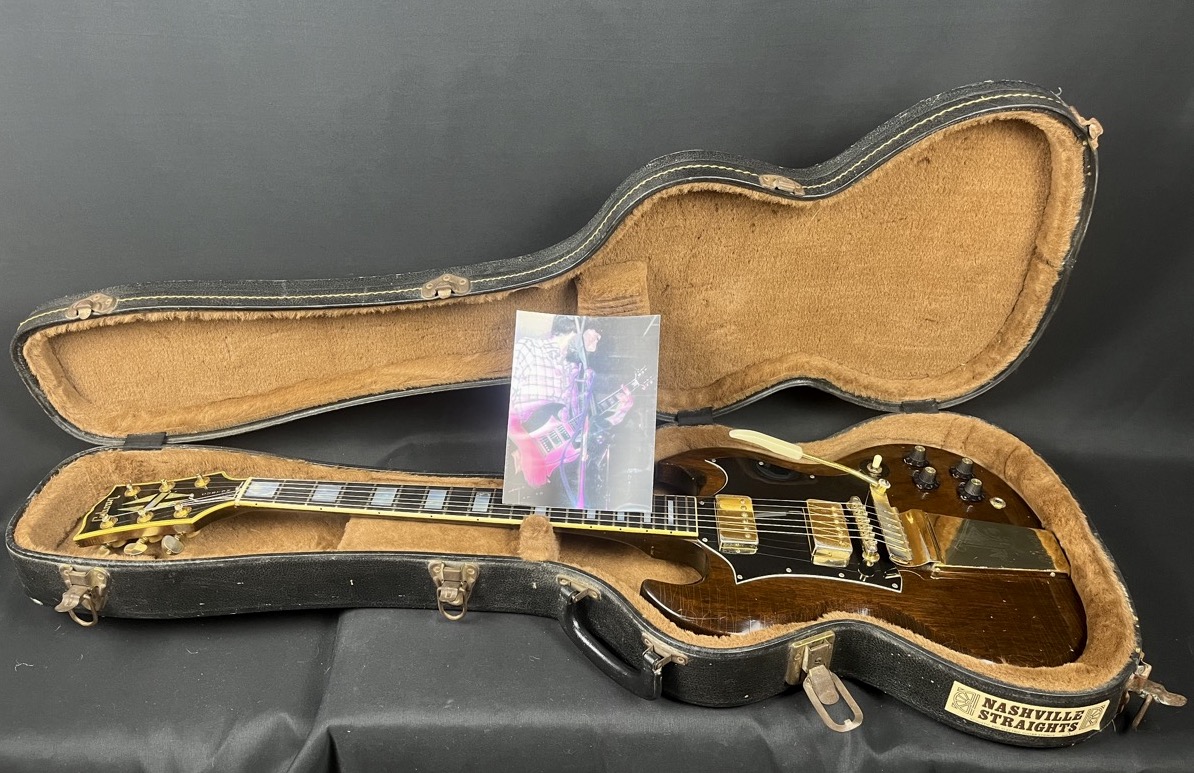Gibson USED Gibson 1970 SG Custom 2 pickups Walnut  w/OHSC - CONSIGNMENT - Used