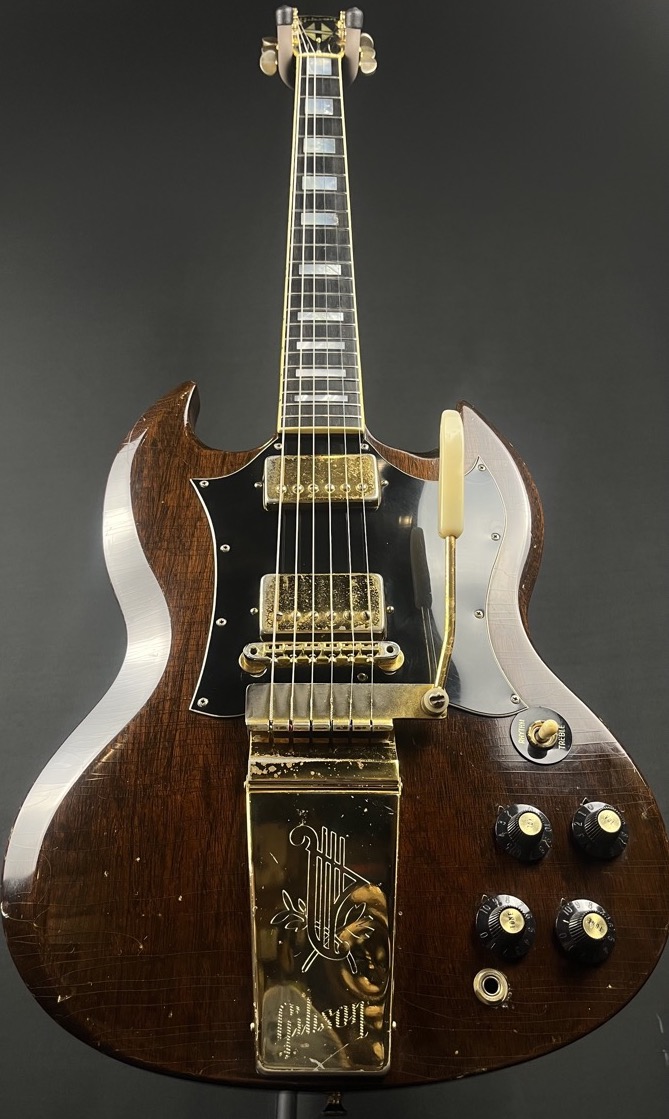 Gibson USED Gibson 1970 SG Custom 2 pickups Walnut  w/OHSC - CONSIGNMENT - Used