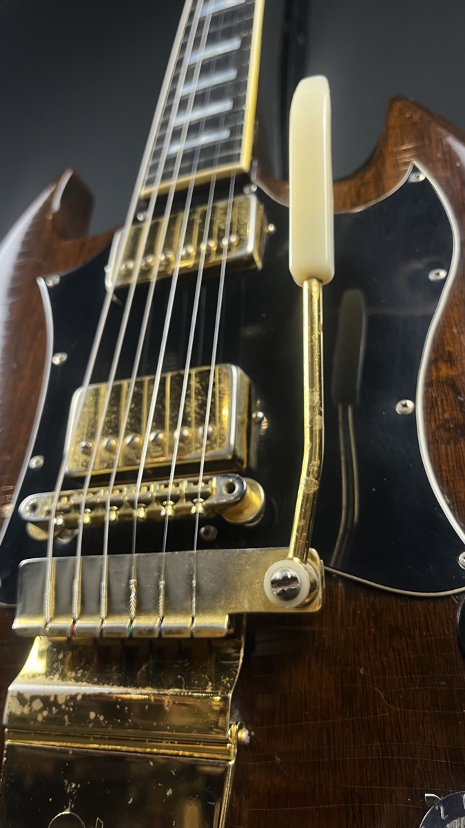 Gibson USED Gibson 1970 SG Custom 2 pickups Walnut  w/OHSC - CONSIGNMENT - Used