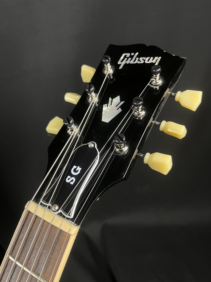 Gibson USED Gibson 2022 SG Standard Ebony w/Bare Knuckle & Orig Bag - Used