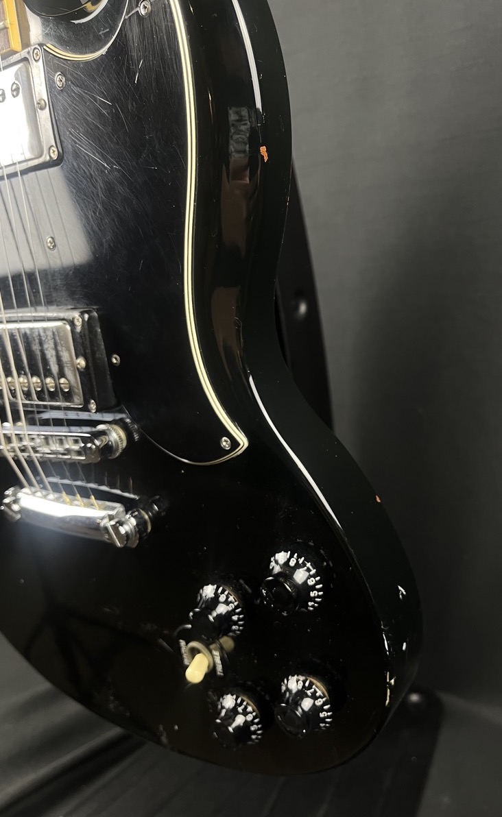 Gibson USED Gibson 1986 SG Standard w/Tim Shaw Humbuckers Ebony w/Case - Used