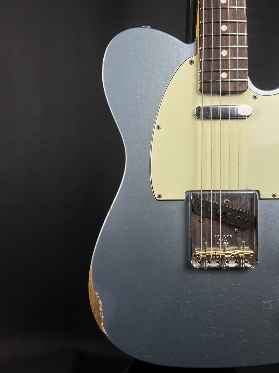 Fender Custom Shop USED Fender 2015 Custom Shop '63 Telecaster Relic Ice Blue Metallic w/OHSC - Used